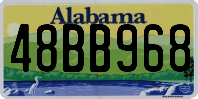 AL license plate 48BB968