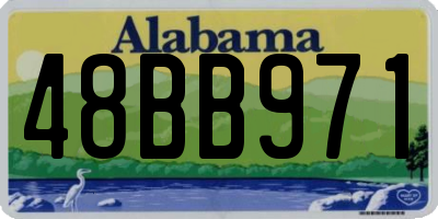 AL license plate 48BB971