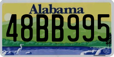 AL license plate 48BB995
