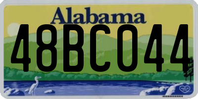 AL license plate 48BC044