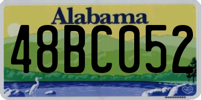 AL license plate 48BC052