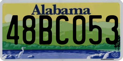 AL license plate 48BC053