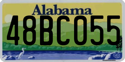 AL license plate 48BC055