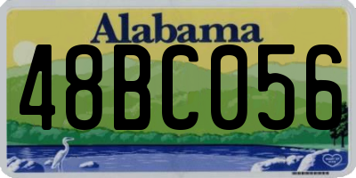 AL license plate 48BC056