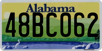 AL license plate 48BC062