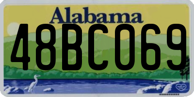 AL license plate 48BC069