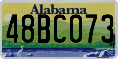 AL license plate 48BC073