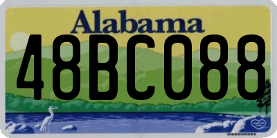 AL license plate 48BC088