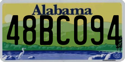 AL license plate 48BC094