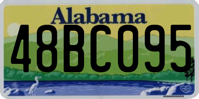 AL license plate 48BC095