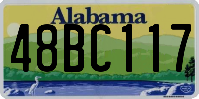 AL license plate 48BC117