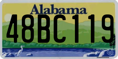 AL license plate 48BC119