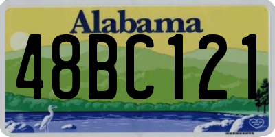 AL license plate 48BC121