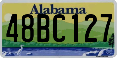 AL license plate 48BC127