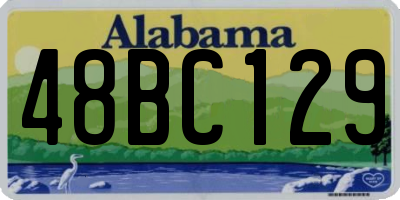 AL license plate 48BC129