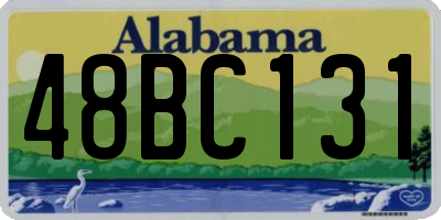 AL license plate 48BC131