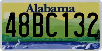 AL license plate 48BC132