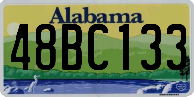 AL license plate 48BC133