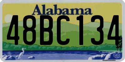 AL license plate 48BC134