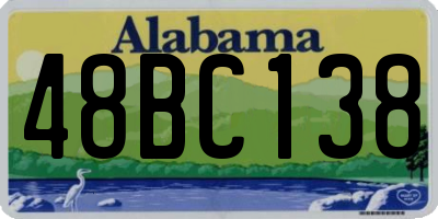 AL license plate 48BC138