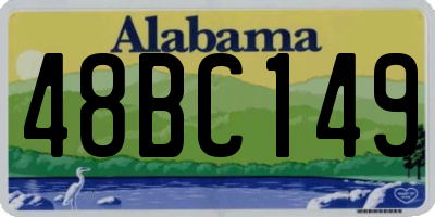 AL license plate 48BC149