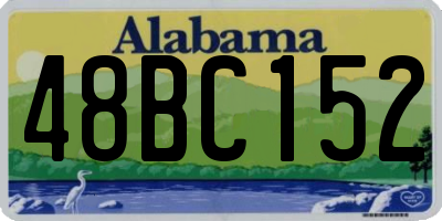 AL license plate 48BC152