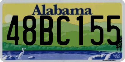 AL license plate 48BC155