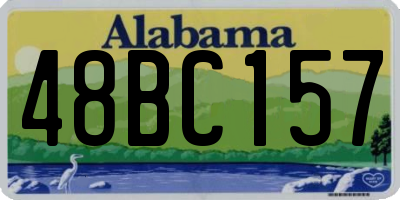 AL license plate 48BC157