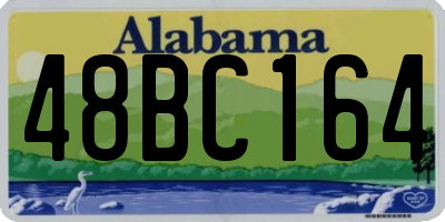 AL license plate 48BC164