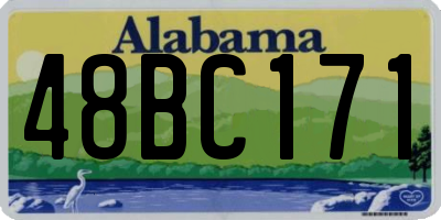 AL license plate 48BC171