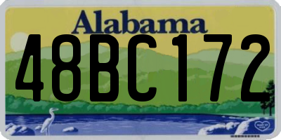 AL license plate 48BC172