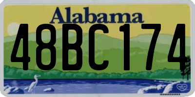 AL license plate 48BC174
