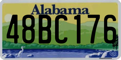 AL license plate 48BC176