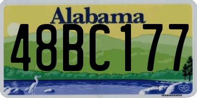 AL license plate 48BC177