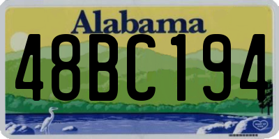 AL license plate 48BC194