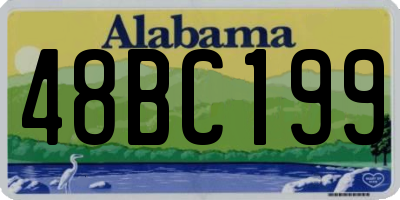 AL license plate 48BC199