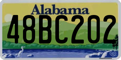 AL license plate 48BC202