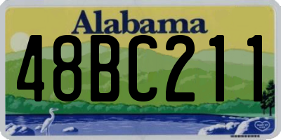 AL license plate 48BC211