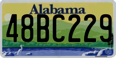 AL license plate 48BC229