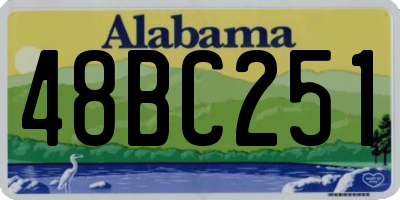 AL license plate 48BC251
