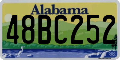 AL license plate 48BC252