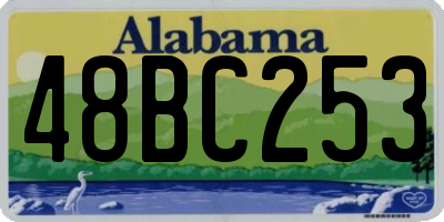 AL license plate 48BC253
