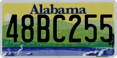 AL license plate 48BC255