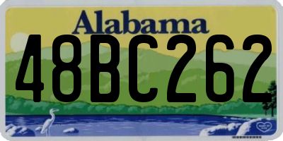 AL license plate 48BC262