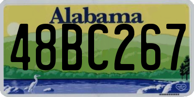 AL license plate 48BC267
