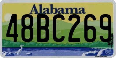 AL license plate 48BC269