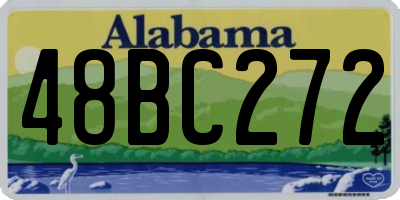 AL license plate 48BC272
