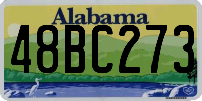 AL license plate 48BC273