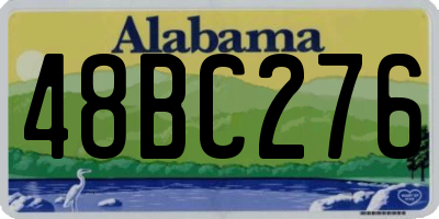 AL license plate 48BC276