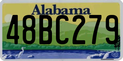 AL license plate 48BC279